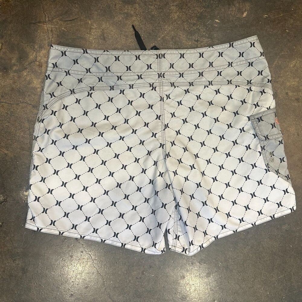 Hurley White and Black Geometric One-Piece Swimsuit - Picture 2 of 5